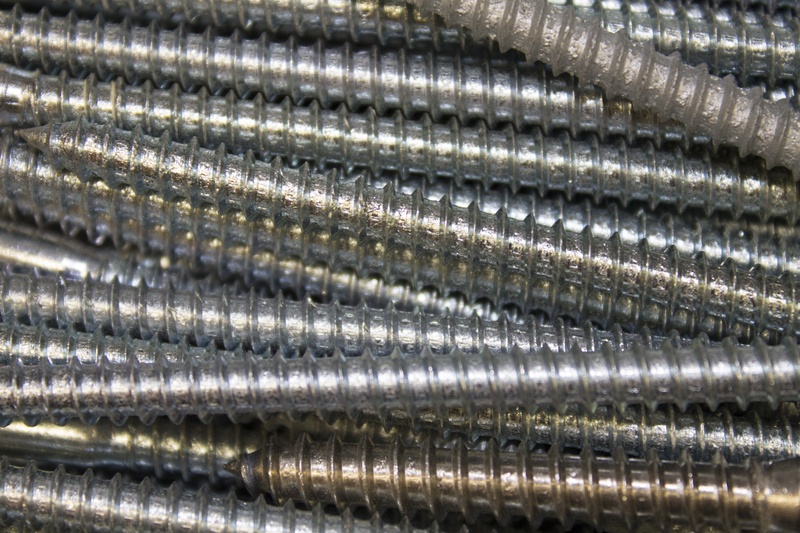 industry, construction Industry, silver colored, screw, hardware, industrial, texture, 4K, rebars, gray, repetition, bolt, in a row, still life, textured