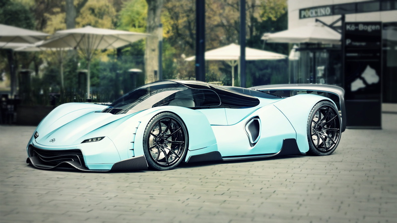 automotive, stationary, building exterior, sports car, luxury, hypercar, drive, outdoors, lotus, wealth, racing, speed, vehicle, 3d, day, car, motor vehicle