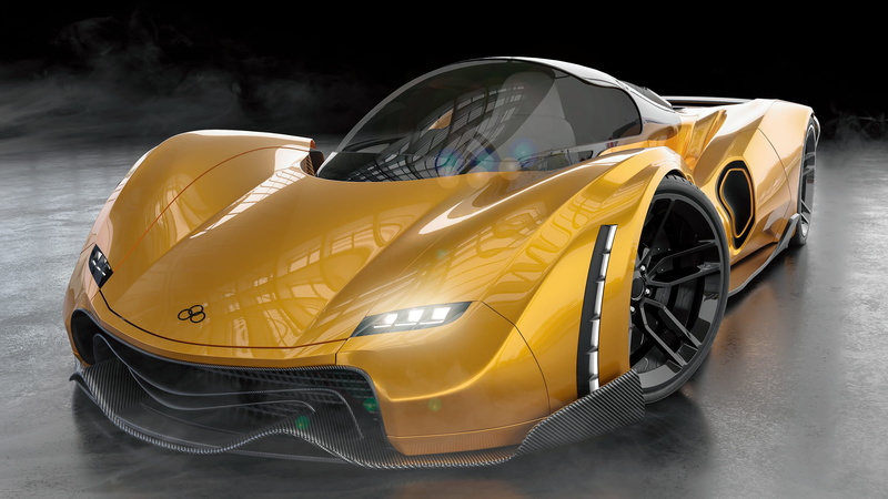 automotive, fast, 3d, studio shot, still life, outdoors, drive, speed, future, vehicle, yellow, shiny, personal land vehicle, car, transportation, luxury