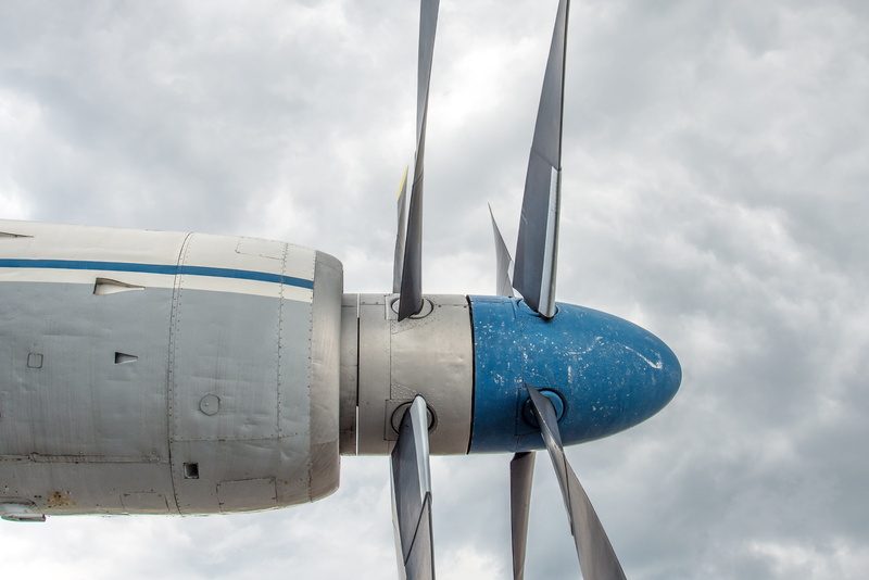 aircraft wing, fly, day, sky, aircraft, aerospace industry, airplane, flyer, transportation, blue, antanov, overcast, propeller plane, journey, mode of transportation