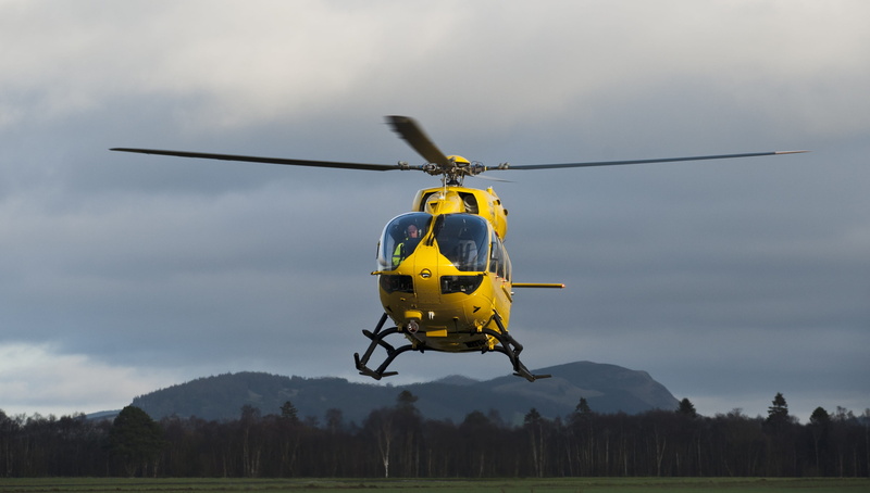 aerial, flight, Chopper, aviation, Helicopter, cloud - sky, Yellow, travel, vehicle, landing - touching down, transport, air vehicle, 2K, airport, flying