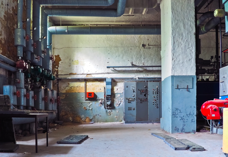 Lost, industry, past, heating system, abandoned, broken, passed, transient, run down, leave, pipes, forget, Lapsed, pforphoto, seat, built structure, indoors