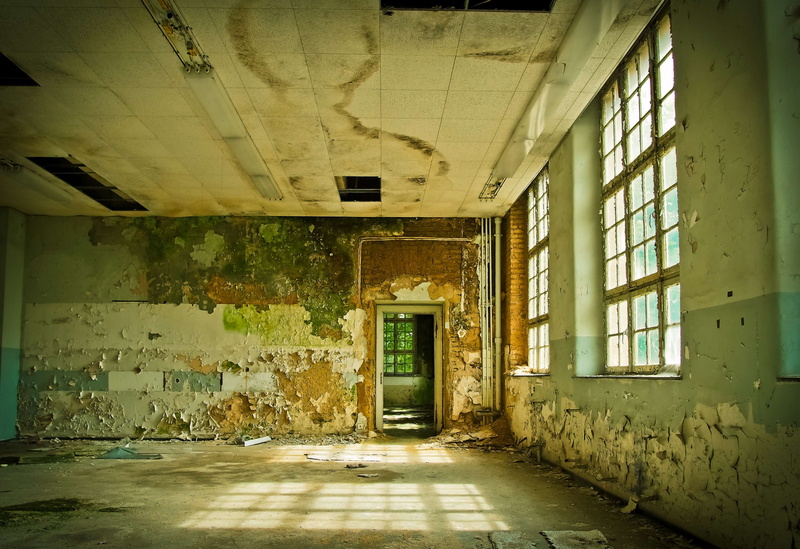 creepy, home, break up, abandoned, door, built structure, decline, atmospheric, 4K, weathered, broken, dilapidated, empty, window, messy, ruined, monastery