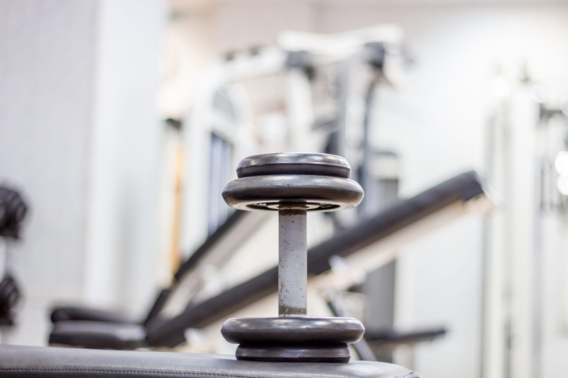 no people, training, in a row, Sports, railing, day, built structure, 5K, architecture, handle, hall, steel, strong, selective focus, Dumbbell, burdening