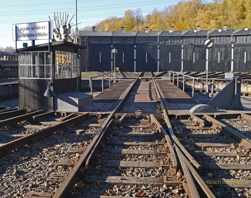 sky, railway museum, transportation, Locomotive Shed, outdoors, railway, day, rail transportation, centerpiece, museum, connection, mode of transportation