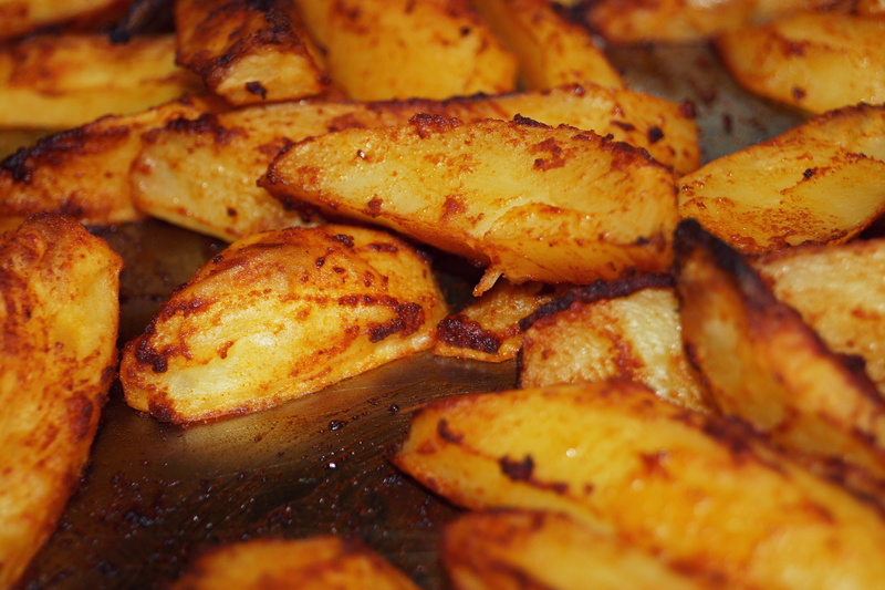 focus, homemade, 5K, meal, chicken, lunch, freshness, grilled, cuisine, blur, still life, bake, delicious, selective focus, fries, food, food and drink