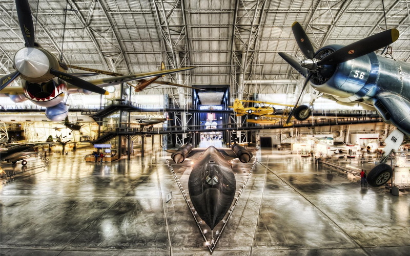 aircraft, photography, plane, 1080P, hangar, airplane, military, blackbird, aircraft planes