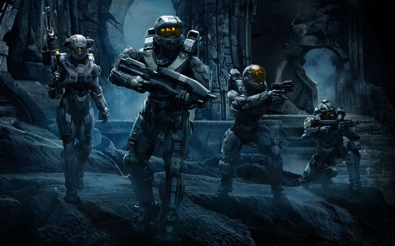 1080P, chief, game, halo, video, team, guardians, halo 5, video game