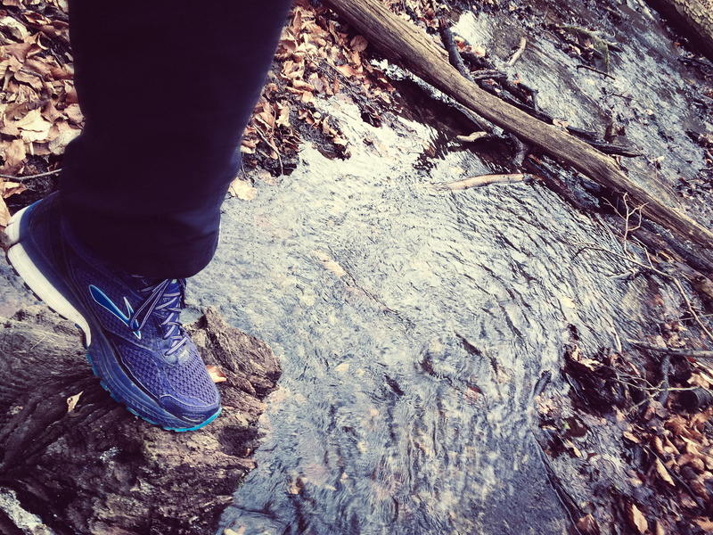 leisure activity, high angle view, sweatpants, low section, footwear, navy, rock, river, 1080P, standing, trekking, wood, human leg, nature, human foot
