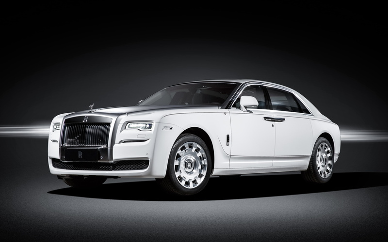 background, GOST, 4K, Ghost, Rolls-Royce