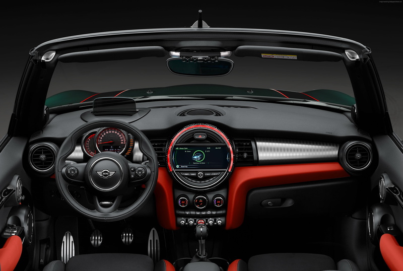 interior, 4K, cabriolet, Mini John Cooper Cabrio
