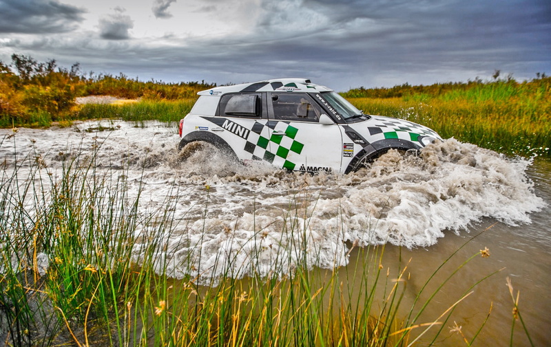 car, vehicle, Rally, racing, water, Mini Cooper, 1080P