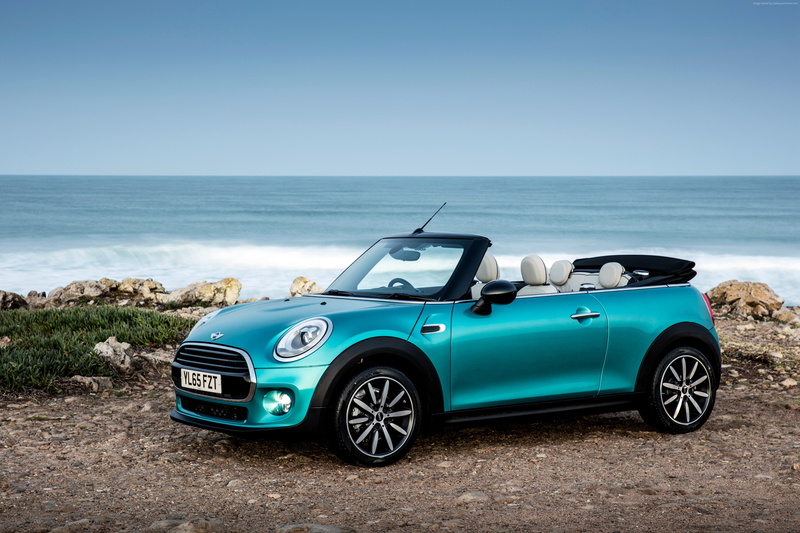 water, road trip, cabriolet, horizon, motor vehicle, sea, land, beach, transportation, copy space, blue, sky, day, horizon over water, 4K, nature, mode of transportation