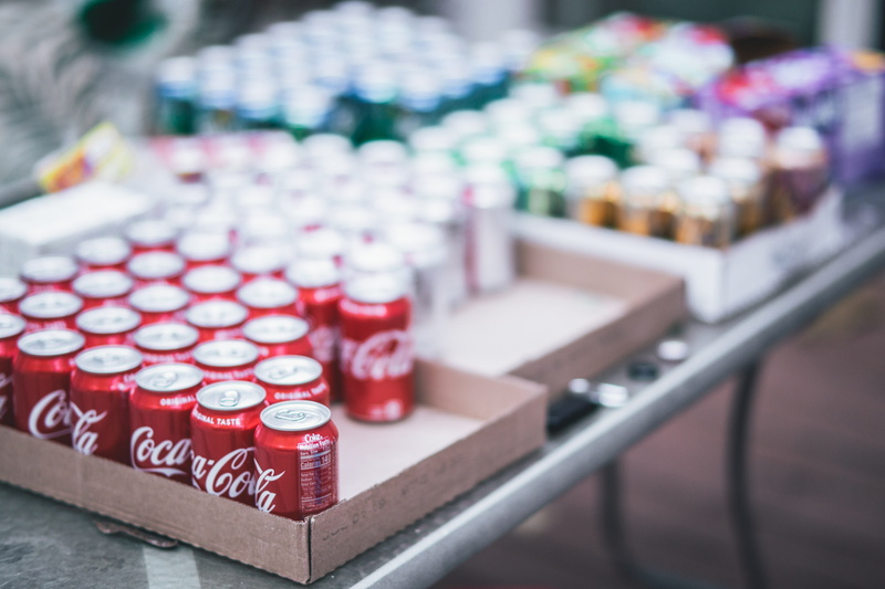 beverage, Soft drink, carbonated, focus on foreground, boxes, blurred, arrangement, business, art and craft, photography, lot, in a row, color, variation