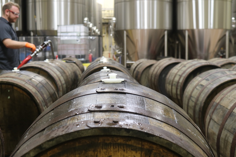 wooden, wine cellar, production, wine, winery, warehouse, industry, alcohol, brown, craft beer, winemaking, 5K, quality control, stainless steel, cylinder