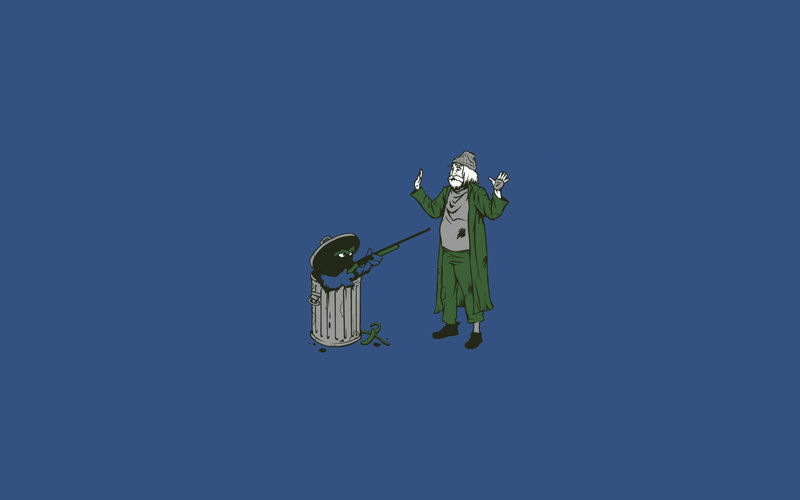 gray, lifestyles, consumerism, humor, can, outdoors, green color, hand raised, low angle view, no people, clear sky, leisure activity, human representation