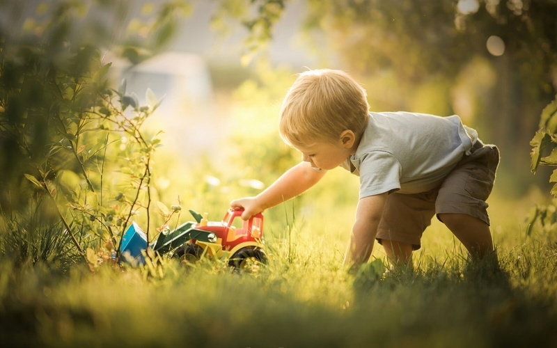 1080P, Boy, Bulldozer, Play, plastic, playing, Toy
