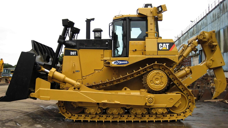 photoshop, power, earth mover, dozer, construction, landscaping, steele, tracks, yellow, dt, black, caterpillar, 1080P