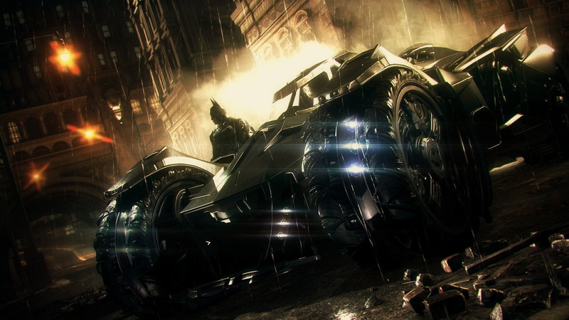 Batmobile, wheel, night, 1080P, outdoors, representation, low angle view, no people, motor vehicle, architecture, land vehicle, built structure, light - natural phenomenon