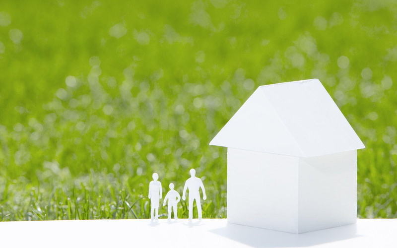 family, human, freestanding, paper, white, figures, 1920x1200, miniature, photography, silhouette, house, 1080P