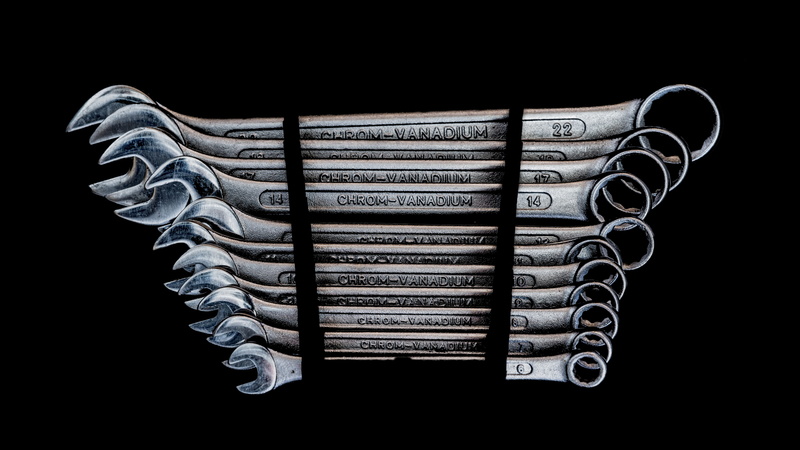 science, large group of objects, rustic, silver, screwdriver, clothing, shiny, screw, black background, wealth, single object, close-up, tool, cut out