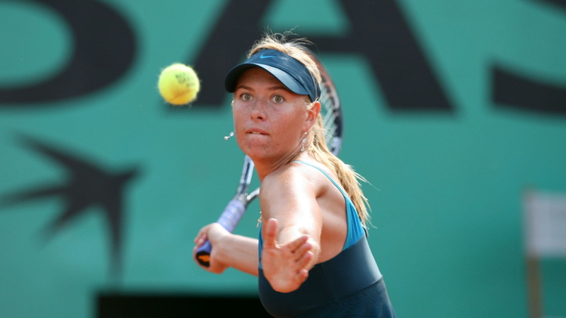 exercising, running, concentration, adult, Maria Sharapova, athlete, side view, sport, vitality, healthy lifestyle, strength, one person, sports clothing