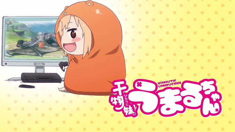 technology, colored background, computer, mammal, western script, wireless technology, Umaru Doma, 1080P, representation, people, art and craft, Himouto! Umaru-chan