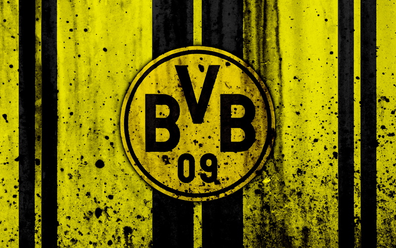 Emblem, Soccer, Borussia Dortmund, BVB, Logo, 4K