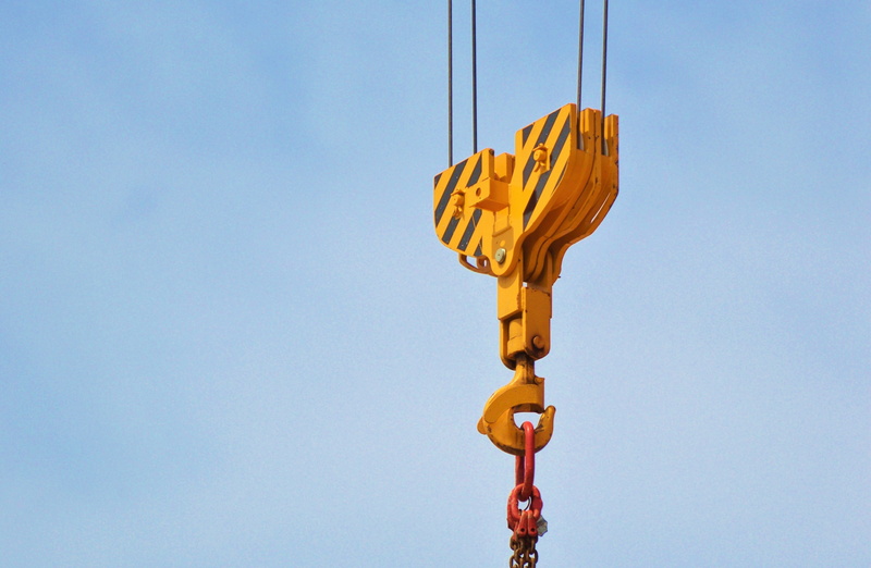 daytime, blue, load lifter, nature, load crane, crane - Construction Machinery, day, metal, low angle view, hoisting, pulley, crane arm, build, clear sky