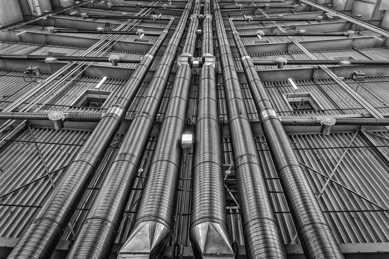 pipe, no people, low angle view, industrial equipment, day, built structure, construction industry, pipeline, 5K, lines, backgrounds, pipe - tube, industry