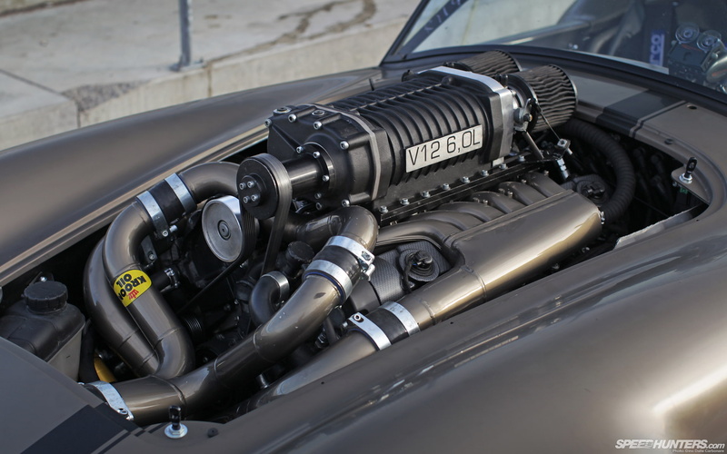 engine, bay, 1080P, race, black, ac, cobra, classic, supercharger, cars, car, hd