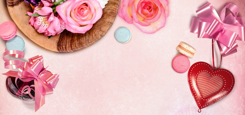rose, rose - flower, romance, baked, heart, love, flowering plant, celebration, dessert, graphic, sweet food, header, food and drink, pink color, flowers