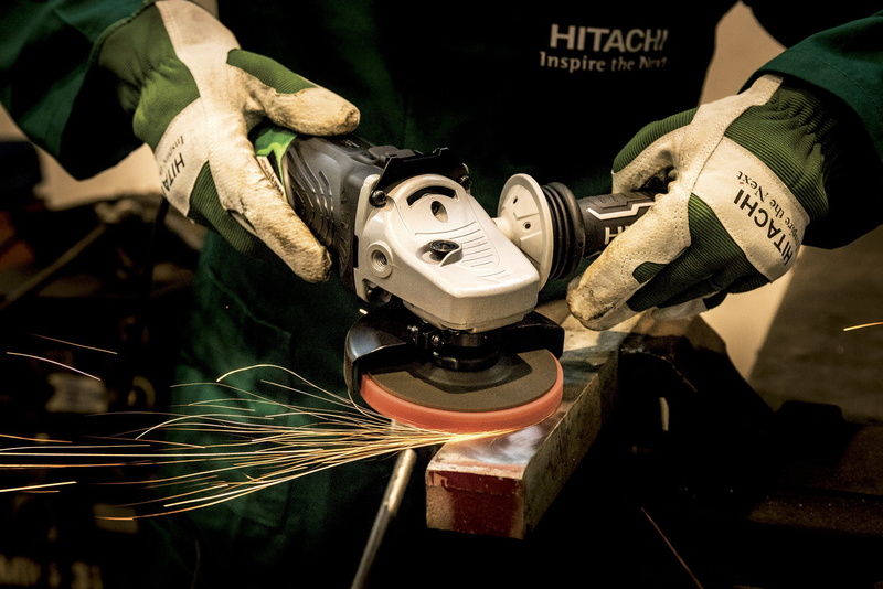 industry, tool, person, metal, machine part, building, working, day, hitachi, grey, technology, connection, power tool, control, flexible, holding, close-up