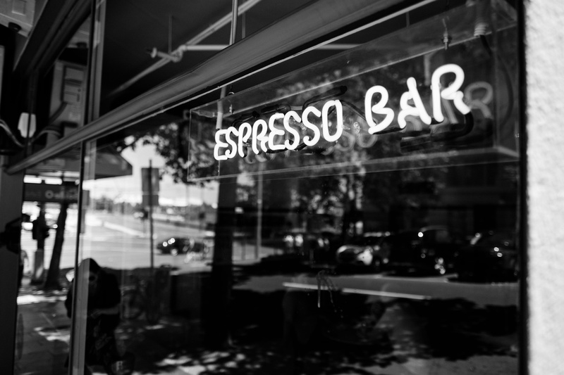 restaurant, espresso, western script, coffee, bokeh, reflection, message, food and drink industry, no people, food and drink, building exterior, store