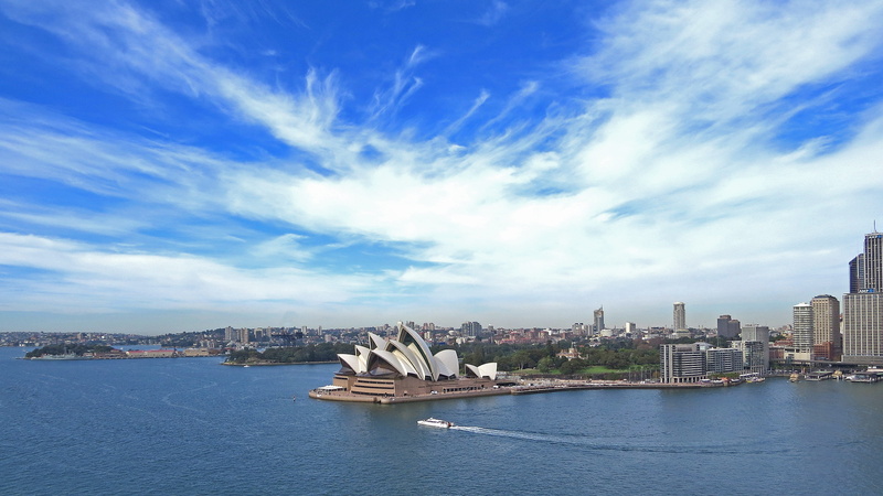 harbour, quay, commute, house, cityscape, circular, nature, clouds, office building exterior, built structure, building exterior, ferry, view, architecture