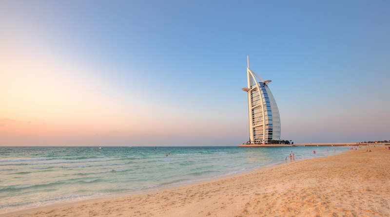 no people, hd, sea, clear sky, Mark, architecture, jumeirah, Dubai, sky, unitedarabemirates, built structure, merlune, horizon over water, alarab