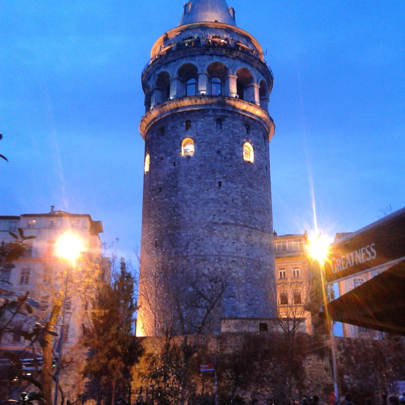 clear sky, guidance, istanbul galata kulesi most serene republic of genoa byzantion celtic, tower, built structure, sky, travel, low angle view, architecture