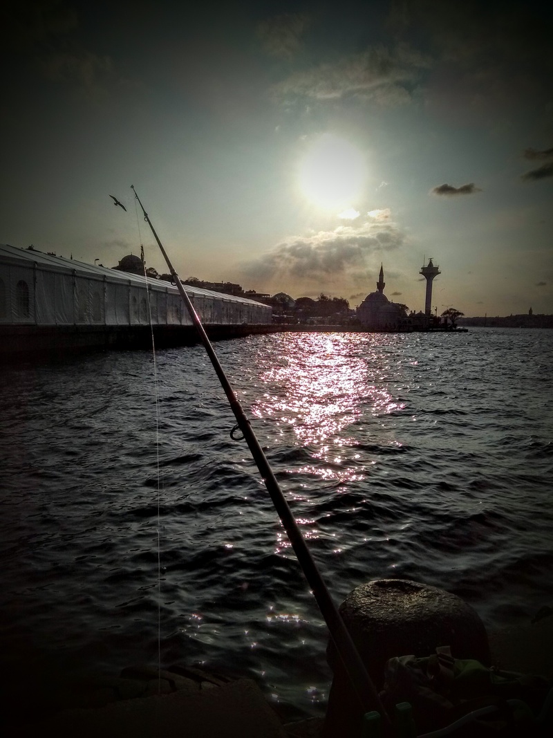 istanbul, cloud - sky, sunset, built structure, 2K, sea, beauty in nature, passenger craft, fish, tranquility, üsküdar, nautical vessel, rippled, sky