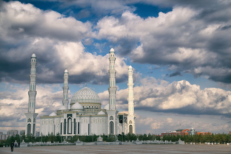 central asia, travel destinations, mosque, astana, dome, history, spirituality, tourism, belief, religion, place of worship, architecture, city, government