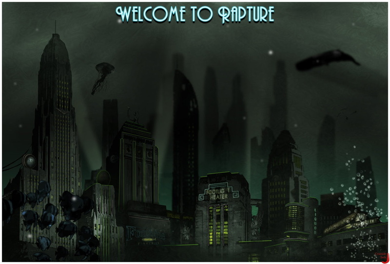 video, City, hd, rapture, art, games, bioshock, 720P, x