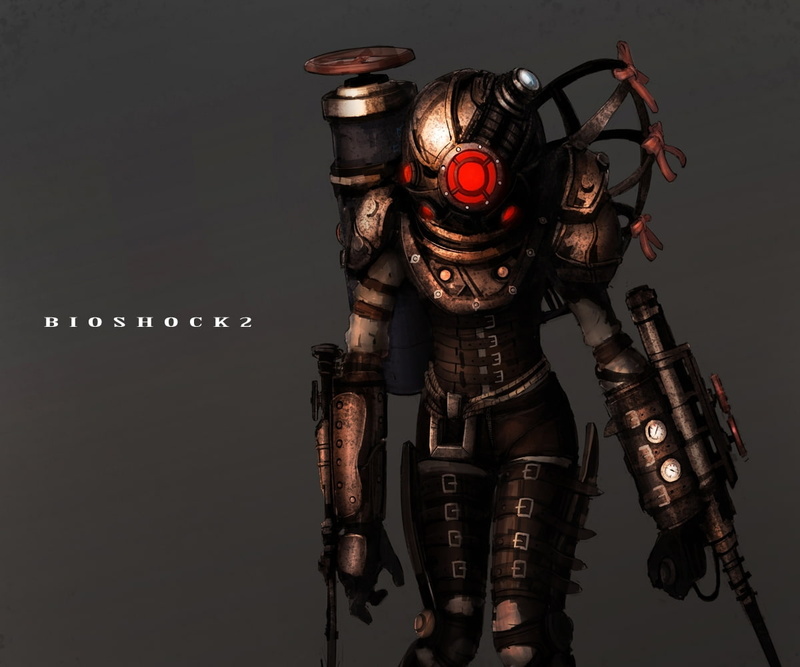 big, bioshock, hd, games, sister, art, big sister, video, 480P, x
