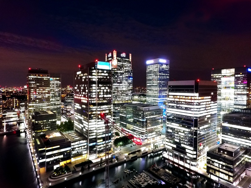 high angle view, uk, landmark, capital, skyscraper, photography, buildings, modern, downtown, canary wharf, building, financial district, london, tower