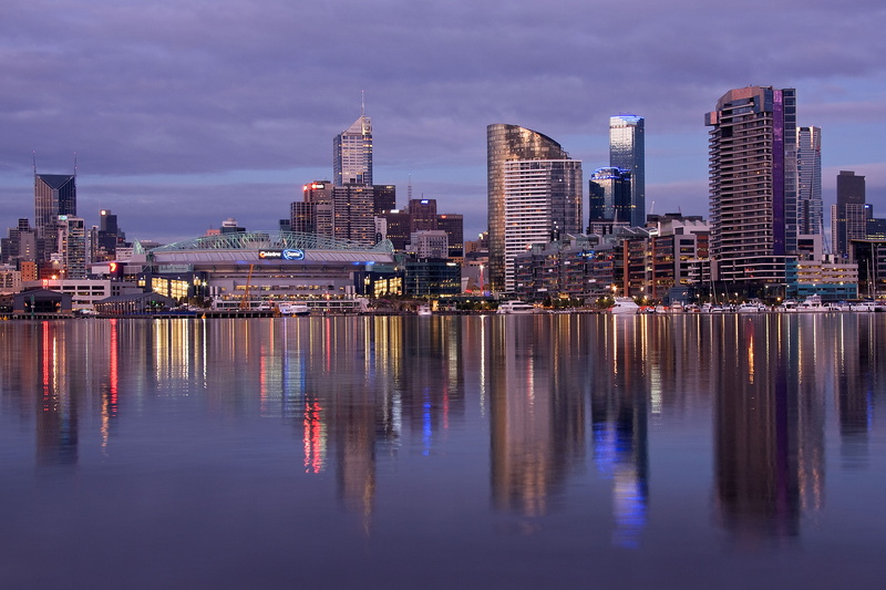 docklands, 2K, australia, melbourne, reflection