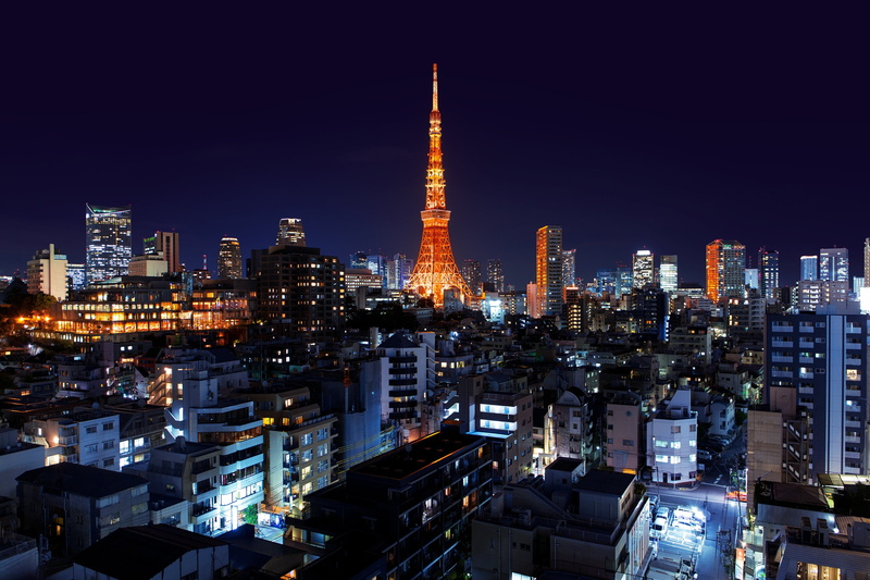 financial District, france, spire, skyscraper, city Life, asia, twilight, urban Skyline, tokyo Tower, city, minato, modern, architecture, dusk, sky, office Building