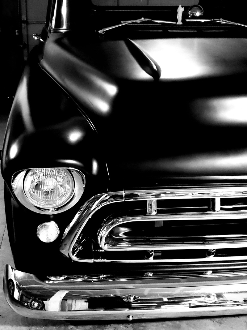 close-up, truck, machine part, lighting equipment, metal, arts culture and entertainment, grill, chevy, chrome, mode of transportation, music, indoors