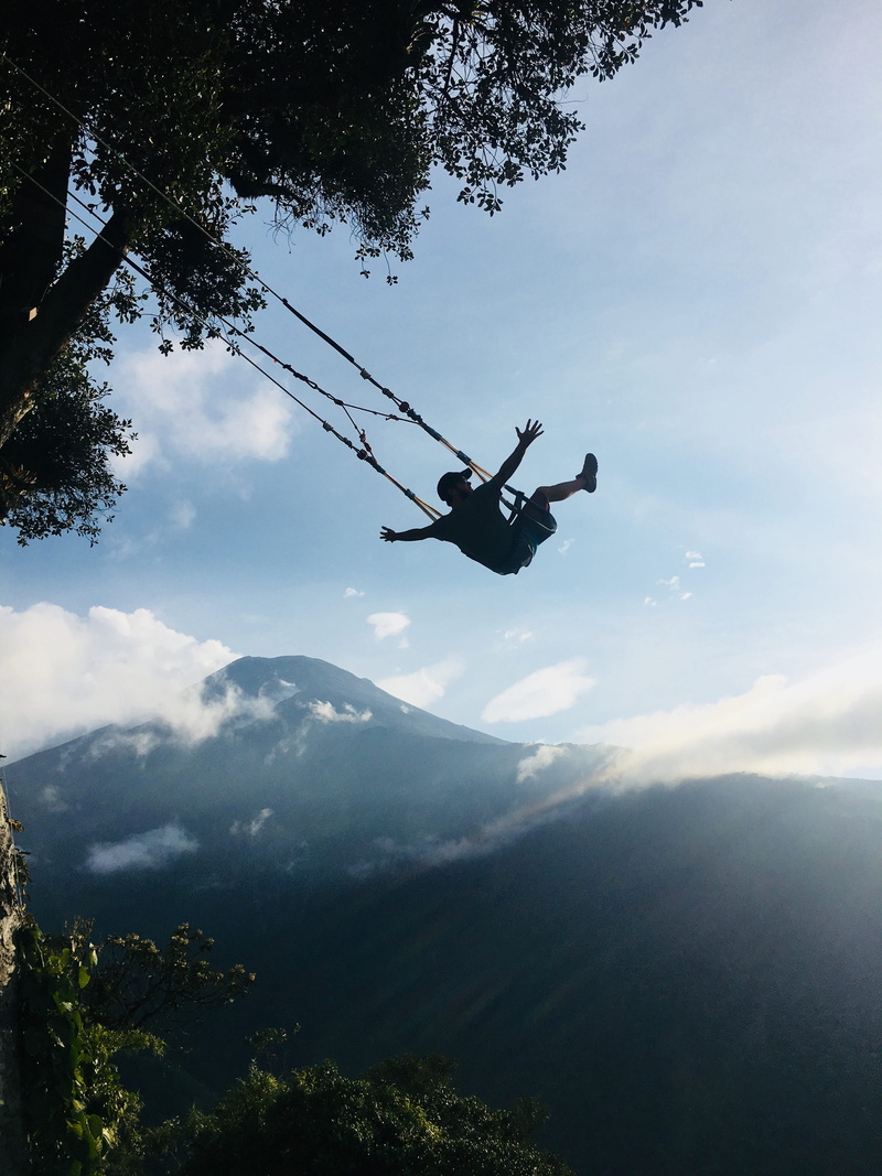 ecuador, outdoors, motion, beauty in nature, plant, flying, nature, adventure, amaca, lockscreen, sky, 4K, swing, transportation, mid-air, leisure activity