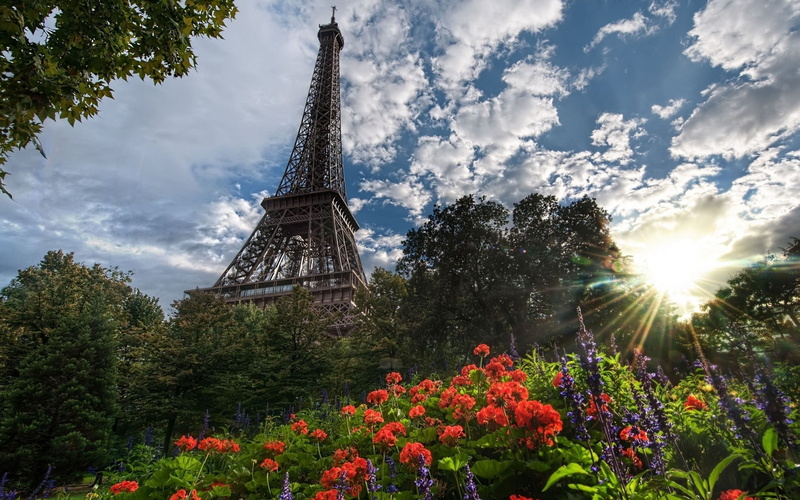 Paris, France, 2K, Eiffel Tower, cityscape