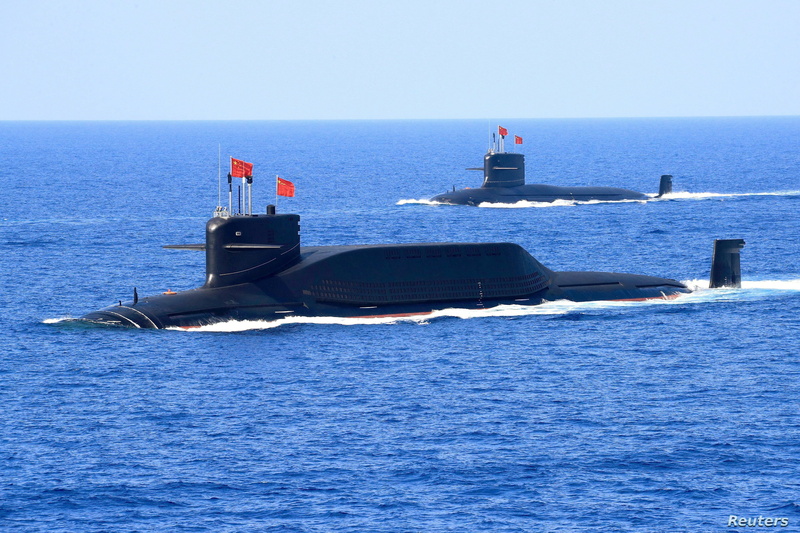 Nuclear submarine, Flag, 2K, Wave, SSBN, Submarines of project 094 " Jin", THE CHINESE NAVY