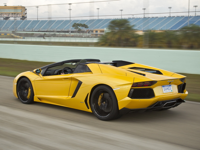 lamborghini, roadster, lp700 4, 1080P, aventador, supercar, yellow, 2014