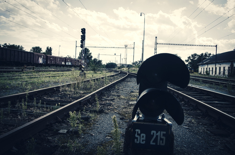 public transportation, muted, direction, train, Pripyat, architecture, rail yard, cloud - sky, built structure, transportation, text, the way forward, outdoors